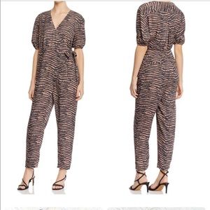 New Joie jumpsuit size small. Zebra print.